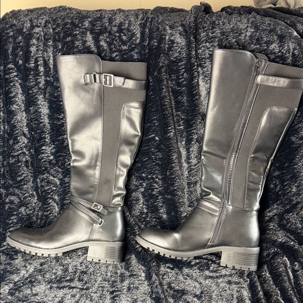 Elegant Black Over the Knee Boots